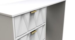 Ready Assembled 2 U Dallas 4 Drawer Vanity (Ready Assembled) in White - thumbnail 5