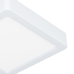 Eglo Fueva 6 Ultra-Slim White Square LED Ceiling Light - thumbnail 3