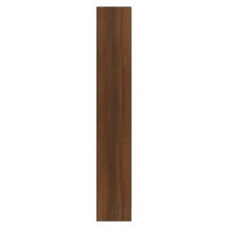 Berkfield Home Shoe Cabinet Brown Oak 63x24x147 cm Engineered Wood - Size: 63 x 24 x 147 cm - thumbnail 5