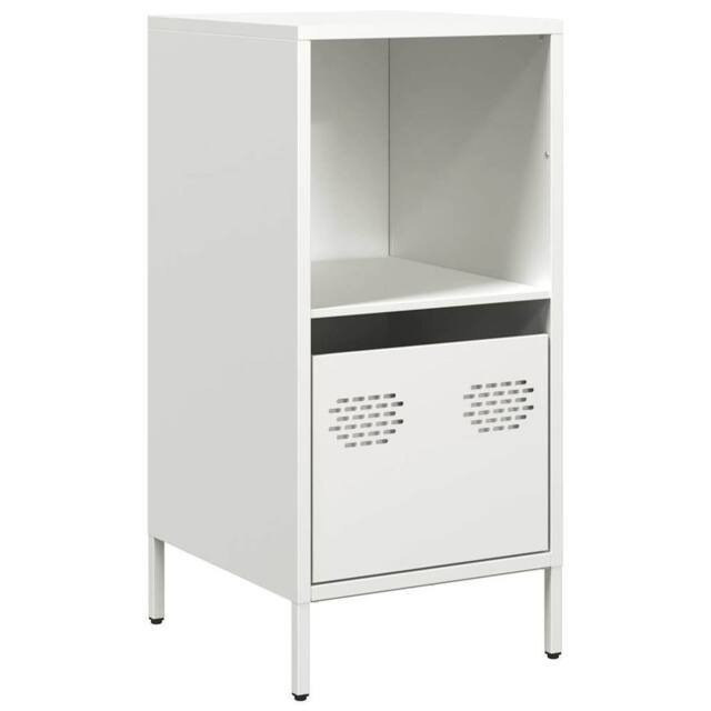 Berkfield Home Sideboard White 35x39x73.5 cm Cold-rolled Steel - image 1