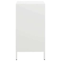 Berkfield Home Sideboard White 35x39x73.5 cm Cold-rolled Steel - thumbnail 6