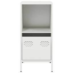 Berkfield Home Sideboard White 35x39x73.5 cm Cold-rolled Steel - thumbnail 4