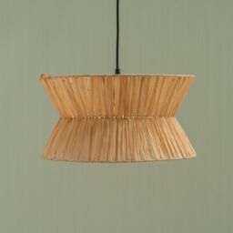 ValueLights Maddie Natural Paper Rope Ceiling Floor Lamp Light Shade & 4w LED - thumbnail 3