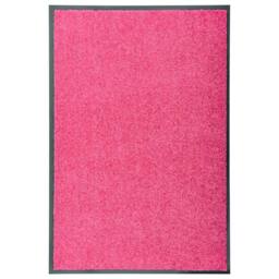 Berkfield Home Pliable Doormat Washable Pink 60x90 cm - thumbnail 2