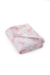 Catherine Lansfield 'Bow' Cosy Fleece Oversized Blanket Throw in Pink - Size: 200 cm x 240 cm - thumbnail 4