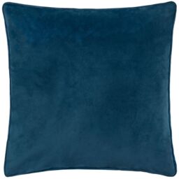 Paoletti Koi Pond Embroidered Velvet Cushion in Navy - Size: 50 cm x 50 cm - thumbnail 3