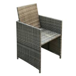 RayGar Hestia 10 Seater Rattan Cube Dining Set Outdoor Polyrattan in Grey - Size: 1 Pack - thumbnail 8