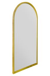 "MirrorOutlet Gold Metal Framed Arched Wall Mirror 47"" X 23.5"" (120CM X 60CM) - Size: 1 Pack" - thumbnail 3