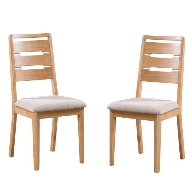 Cheshire Ardell Premium Dining Chairs - Set of 2 in Light Oak - image 1