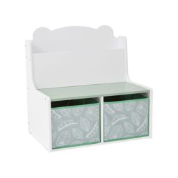 Liberty House Toys Kids Teddy Bear Bookcase in White - thumbnail 5