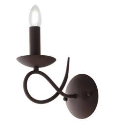 Netlighting GINEVRA Candle Wall Light Corten 12x23x21cm in Brown - Size: 12 x 23 x 21 cm