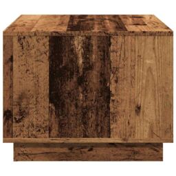 Berkfield Home Coffee Table Old Wood 55x55x42 cm Engineered Wood in Brown - Size: 55 x 55 x 42 cm - thumbnail 5