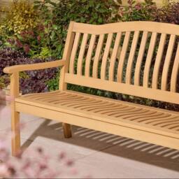 Rowlinsons 1.5m Hemsway Bench - Timber - L71 x W161 x H94 cm in Brown - thumbnail 7