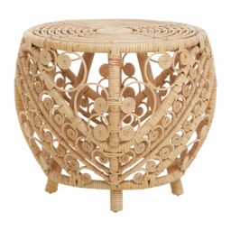 Orsina Chic Design Large Natural Rattan Table, Versatile Coffee Table, Light Weight Cocktail Table, Side Table - thumbnail 2