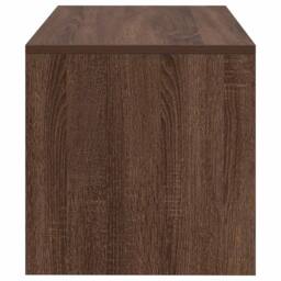 Berkfield Home TV Cabinet Brown Oak 60x40x40 cm Engineered Wood - Size: 60 x 40 x 40 cm - thumbnail 6