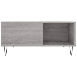Berkfield Home Coffee Table Grey Sonoma 80x80x36.5 cm Engineered Wood - thumbnail 5