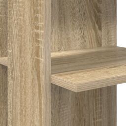 Berkfield Home Corner Desk with Storage Sonoma Oak 140x113, 5x75cm in Brown - Size: 5x75 cm - thumbnail 7
