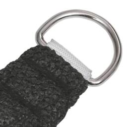 Berkfield Home Sunshade Sail HDPE 2x3.5 m Anthracite in Black - thumbnail 4