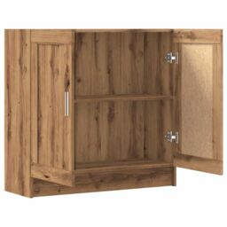Berkfield Home Book Cabinet Artisan Oak 82.5x30.5x80 cm Engineered Wood in Brown - thumbnail 6