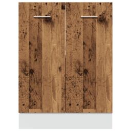 Berkfield Home Bottom Cabinet Lyon Old Wood 60x46x81.5 cm Engineered Wood in Brown - thumbnail 5