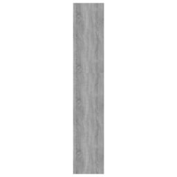 Berkfield Home Book Cabinet/Room Divider Grey Sonoma 80x30x166 cm Engineered Wood - Size: 80 x 30 x 166 cm - thumbnail 6