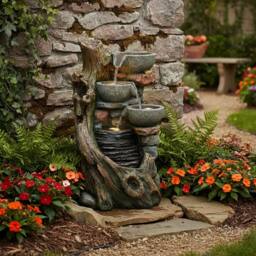 Monstershop Electric Water Feature - Rustic Brook in Grey - thumbnail 5