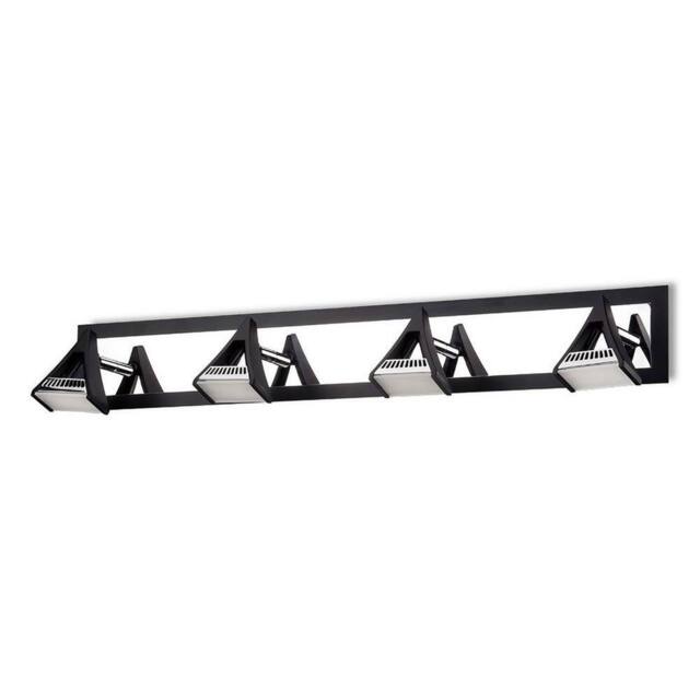 Netlighting Filippo Linear Spot Light 4 Light LED 20W 1750lm Black Chrome - image 1