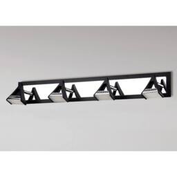 Netlighting Filippo Linear Spot Light 4 Light LED 20W 1750lm Black Chrome - thumbnail 2