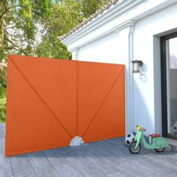 Berkfield Home Durable Collapsible Terrace Side Awning Terracotta 300x200 cm - thumbnail 2