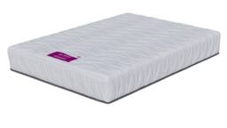 Rest Relax Cool Blue Pocket Sprung 1000 Rolled Mattress in White - Size: Double