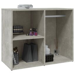Berkfield Home Dressing Cabinet Concrete Grey 80x40x65 cm Engineered Wood - Size: 80 x 40 x 65 cm - thumbnail 5