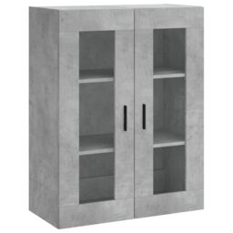 Berkfield Home Highboard Concrete Grey 69.5x34x180 cm Engineered Wood - thumbnail 5