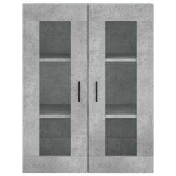 Berkfield Home Highboard Concrete Grey 69.5x34x180 cm Engineered Wood - thumbnail 6