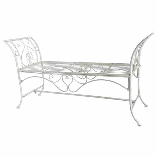 Ascalon Design Ltd Long Seat Bench - L130 x W42 x H70 cm - Green in White - image 1