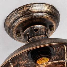 NIVOR Industrial Ceiling Lights with Metal Cage Oil Rubbed Bronze Chandelier - thumbnail 9