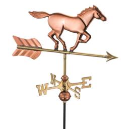 Good Directions Cottage Horse Copper Weathervane - H63 x W53 x L28 cm