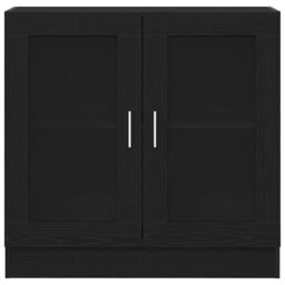Berkfield Home Book Cabinet - Black Oak, 82.5 x 30.5 x 80 cm, Made of Engineered Wood - Size: 82.5 x 30.5 x 80 cm - thumbnail 7