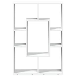 Berkfield Home Bookcase White 63x20x90 cm Engineered Wood - Size: 63 x 20 x 90 cm - thumbnail 5