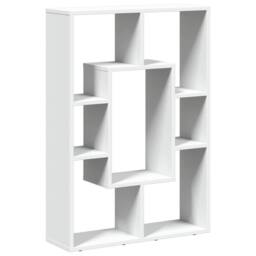 Berkfield Home Bookcase White 63x20x90 cm Engineered Wood - Size: 63 x 20 x 90 cm - thumbnail 7