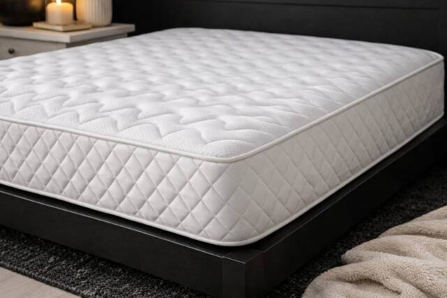 Chester & Oakley Luxury Damask Memory Foam Mattress - 10 INCH in White - Size: Double - image 1