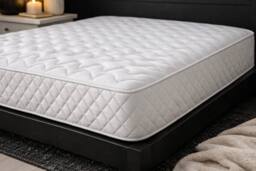 Chester & Oakley Luxury Damask Memory Foam Mattress - 10 INCH in White - Size: Double - thumbnail 1