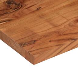 Berkfield Home Table Top 70x40x3.8 cm Rectangular Solid Wood Acacia in Brown - thumbnail 5