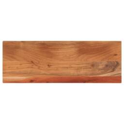 Berkfield Home Table Top 70x40x3.8 cm Rectangular Solid Wood Acacia in Brown - thumbnail 2