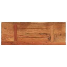 Berkfield Home Table Top 70x40x3.8 cm Rectangular Solid Wood Acacia in Brown - thumbnail 4
