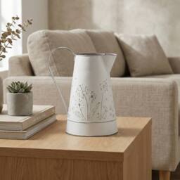 Garden Greatness Relica Floral Blanc Decorative Jug Vase - Size: 1 Pack - thumbnail 2