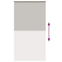 Berkfield Home Shower Roller Blind with Cassette 140x240 cm Fabric Width 136 cm in Grey - thumbnail 5