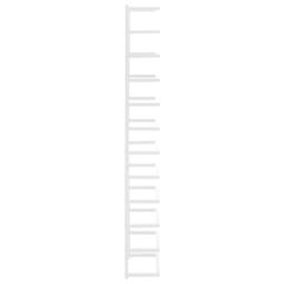 Berkfield Home Towel Rack White 24x12x96 cm Steel - Size: 24 x 12 x 96 cm - thumbnail 5