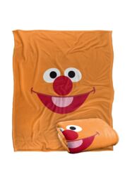 Sesame Street Ernie Face Silky Touch Super Soft Throw Blanket 152 X 127 cm in White - thumbnail 2