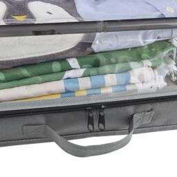 Liberty House Toys Underbed Storage Cart with Wheels (Pack of 2) in Grey - thumbnail 9
