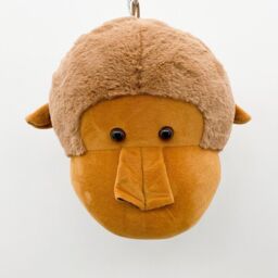Minster Orangutan Head Hanger - L18 x W20 x H30 cm in Brown - Size: 1 Pack - thumbnail 1